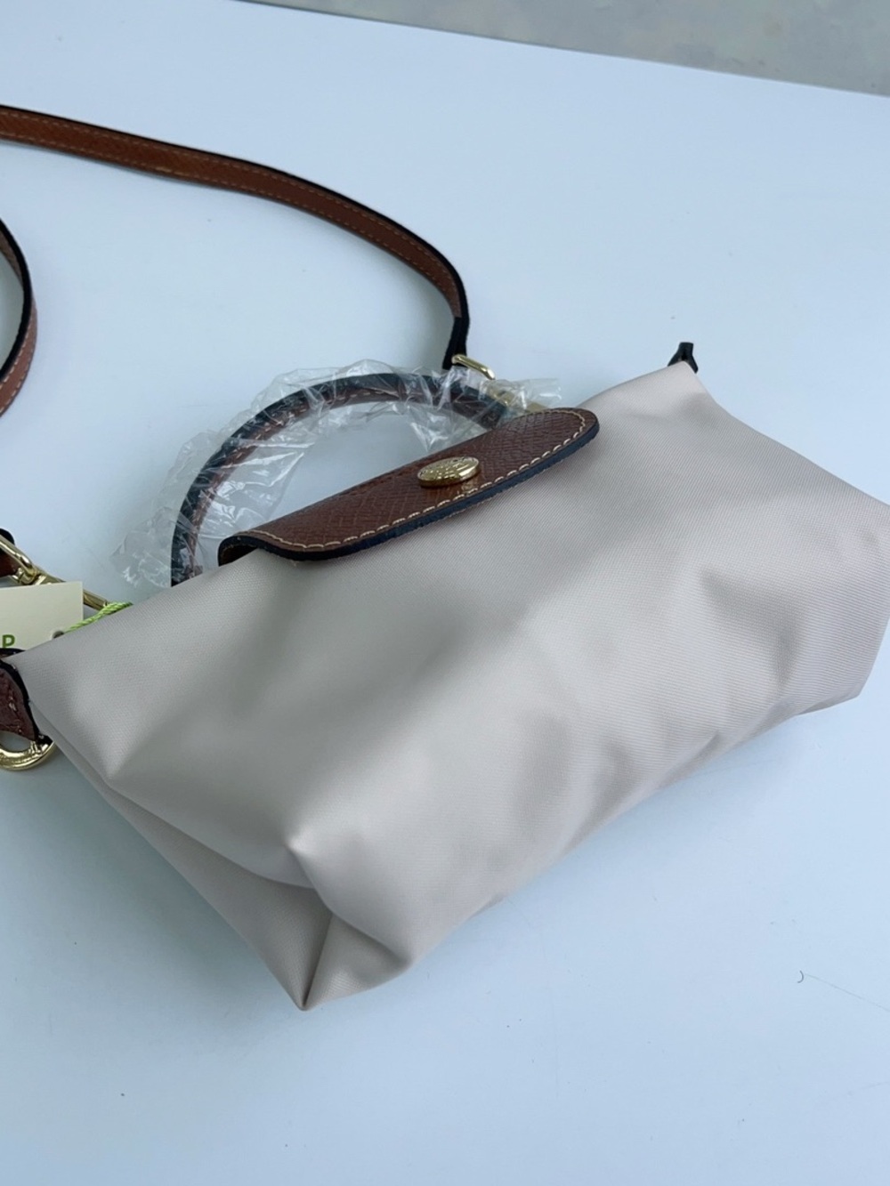 Longchamp Cream Mini Crossbody Bag - Picture 5 of 8